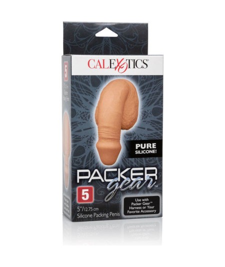 PACKING PENIS  PENE DE SILICONA 12.75CM CARAMELO