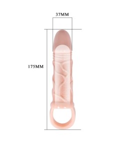 BAILE FUNDA EXTENSORA PENE CON STRAP PARA TESTICULOS 13.5 CM