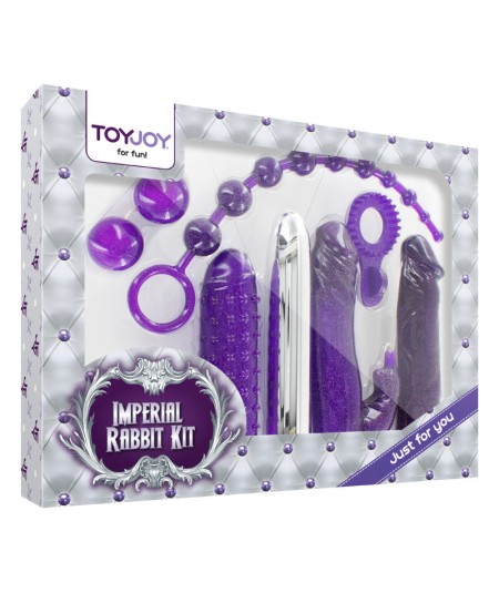 TOYJOY IMPERIAL RABBIT KIT - MORADO