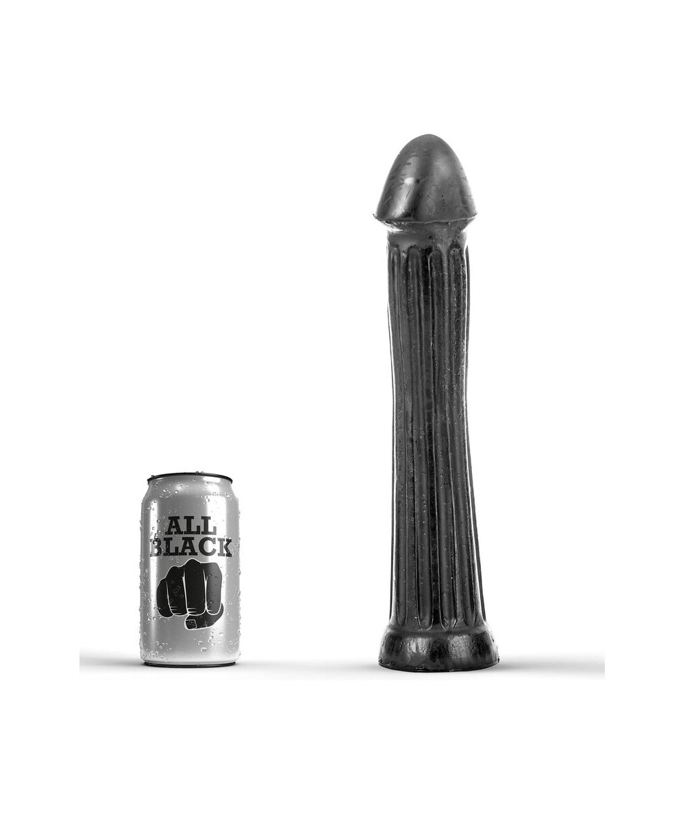 ALL BLACK - PLUG DILDO 31 CM