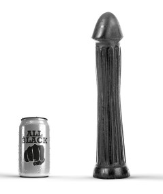 ALL BLACK - PLUG DILDO 31 CM