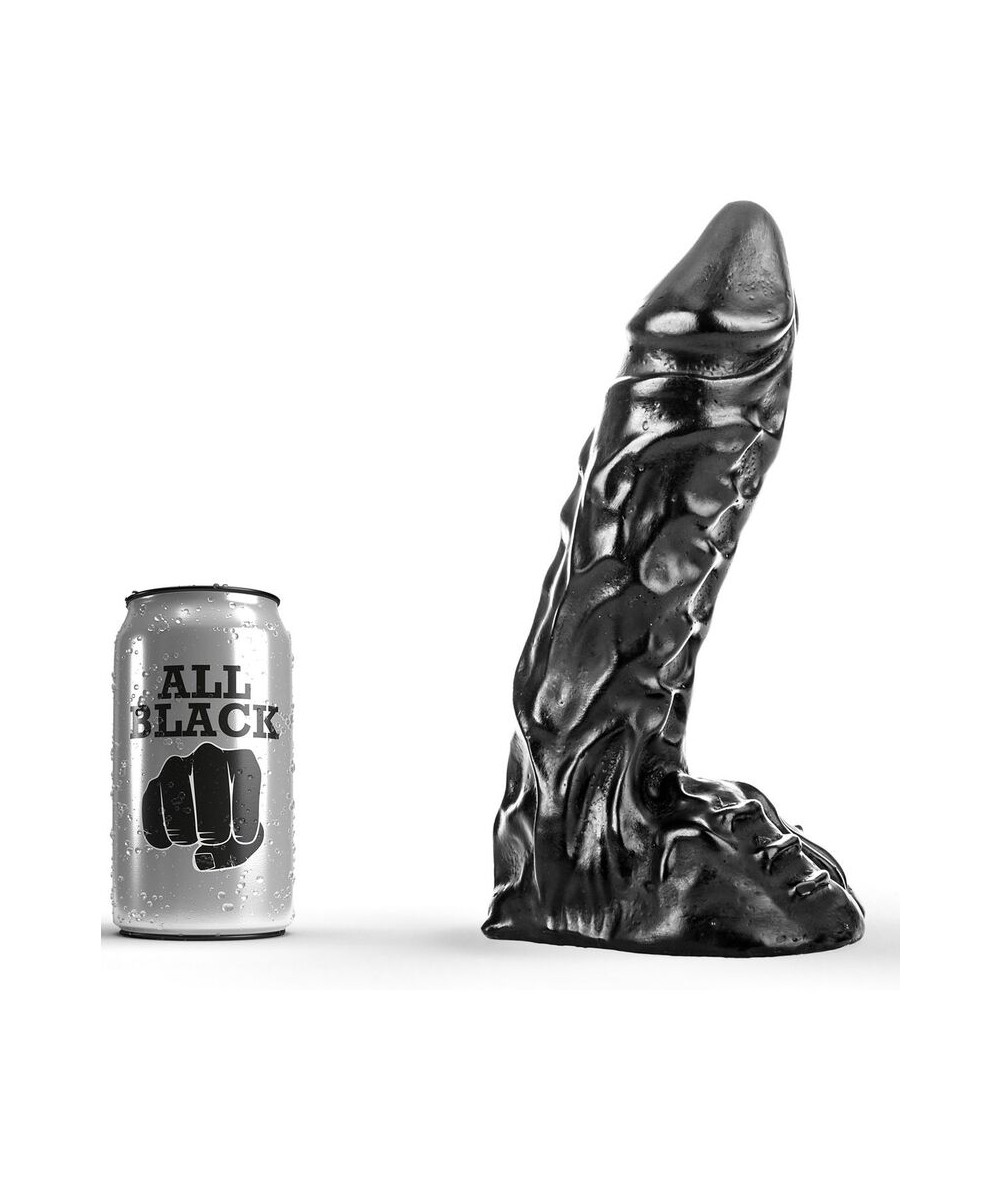 ALL BLACK - DILDO 23 CM