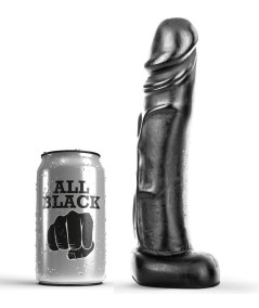 ALL BLACK - DILDO 22 CM