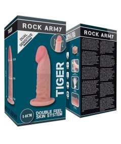 ROCKARMY - DUAL DENSITY TIGER DILDO REALISTA 14CM