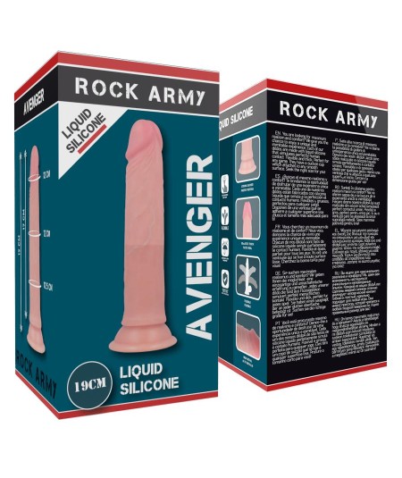 ROCKARMY - LIQUID SILICONE DILDO PREMIUM AVENGER 19CM