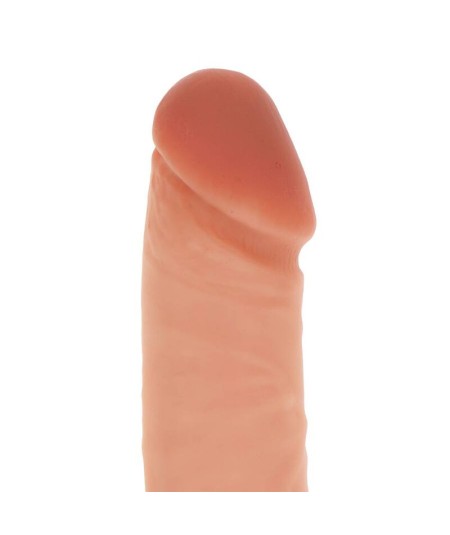 GET REAL - DILDO SILICONA 20,5 CM CON TESTICULOS NATURAL