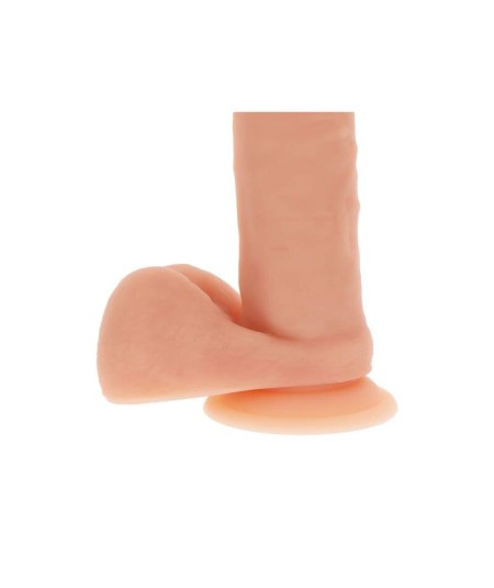 GET REAL - DILDO SILICONA 20,5 CM CON TESTICULOS NATURAL