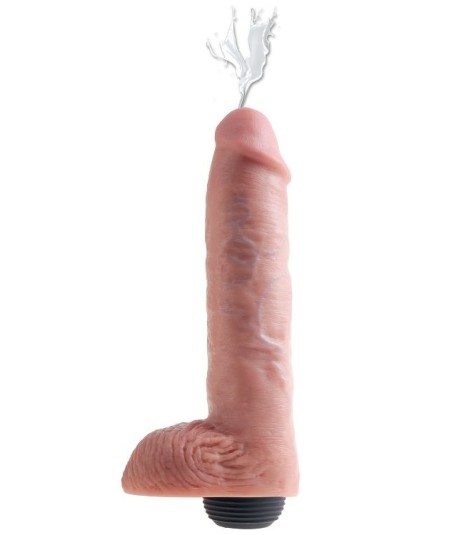 KING COCK PENE REALISTICO EYACULADOR NATURAL 27.94CM