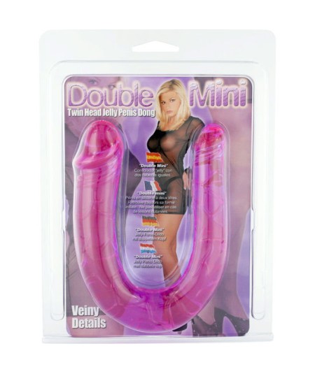 SEVENCREATIONS  PENE CON DOS CABEZAS DE GELATINA FLEXIBLE