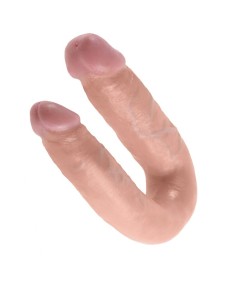 KING COCK DILDO DOBLE PENETRACIÓN 13.9 CM NATURAL