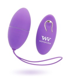 WOMANVIBE - ALSAN HUEVO CONTROL REMOTO NEGRO SILICONA PURPLE