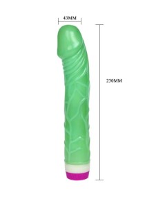 WAVES OF PLEASURE VIBRADOR 23 CM VERDE