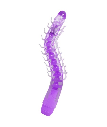 FLEXI VIBE SENSUAL SPINE BENDABLE VIBRATING DILDO LILA 23.5 CM