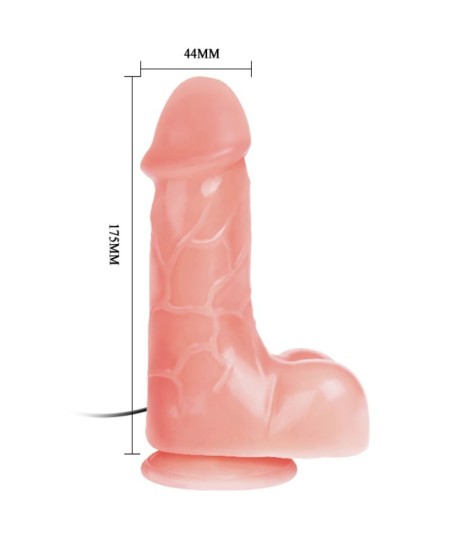 VIBRADOR REALISTICO BARBARA NATURAL 22 CM