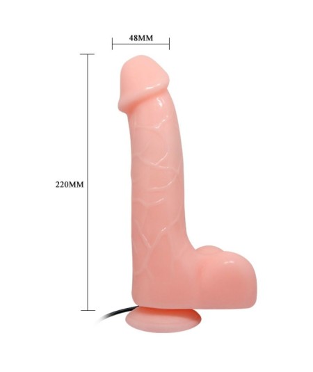 VIBRADOR REALISTICO BARBARA NATURAL 22 CM