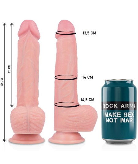 ROCKARMY - HAWK ROTADOR Y VIBRADOR 22 CM