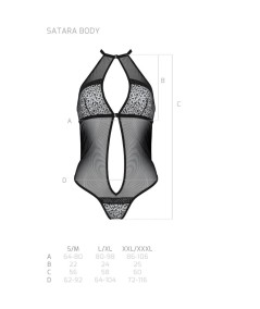 PASSION - SATARA BODY EROTIC LINE NEGRO S/M 