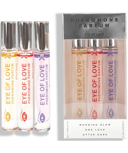 EYE OF LOVE - EOL PHR PERFUME 10 ML SET/3 - MORNING GLOW, ONE LOVE, AFTER DARK