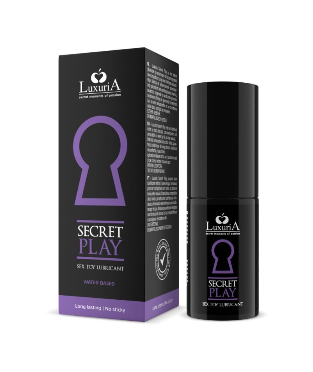 LUXURIA LUBRICANTE PARA JUGUETES SECRET PLAY 30 ML