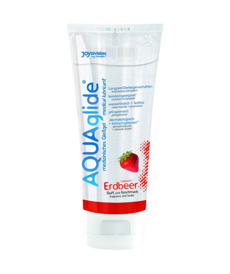 AQUAGLIDE LUBRICANTE SABOR FRESA 100 ML.