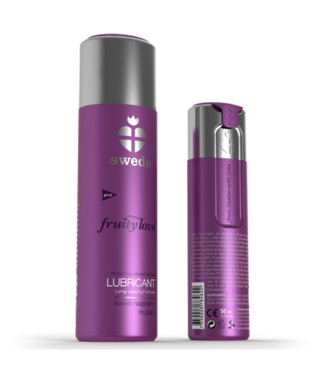 SWEDE FRUITY LOVE LUBRICANTE FRAMBUESAS Y ACELGA ROJA 50 ML