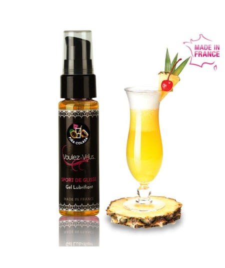 VOULEZ-VOUS GEL LUBRICANTE BASE AGUA - PIÑA COLADA - 35 ML