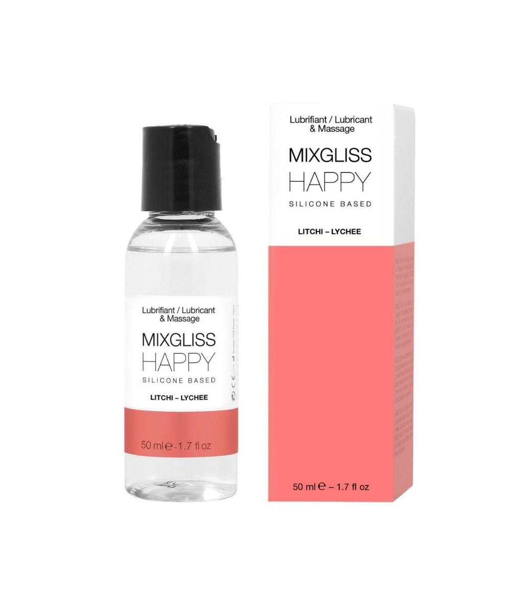 MIXGLISS HAPPY LUBRICANTE SILICONA LITCHI 50 ML