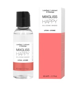 MIXGLISS HAPPY LUBRICANTE SILICONA LITCHI 50 ML