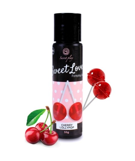 SECRETPLAY CEREZA LOLLIPOP GEL SWEET LOVE 60 ML