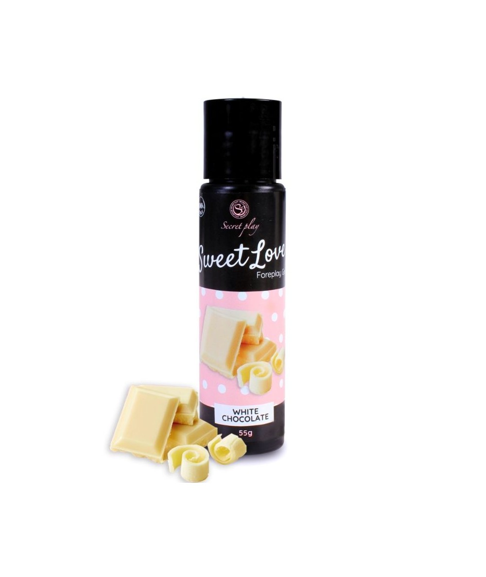 SECRETPLAY GEL SWEET LOVE CHOCOLATE BLANCO 60 ML