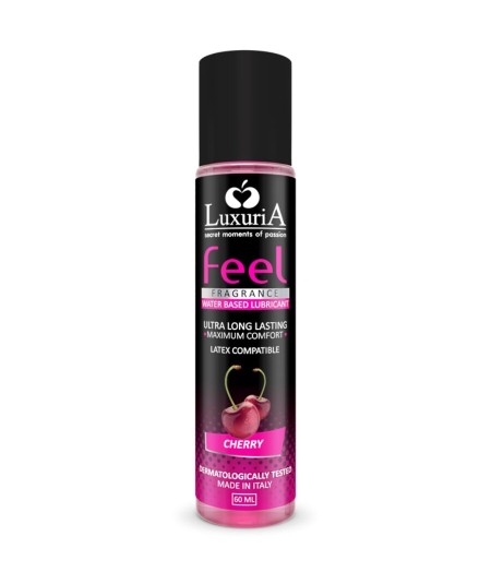 LUXURIA FEEL LUBRICANTE BASE AGUA CEREZA 60 ML