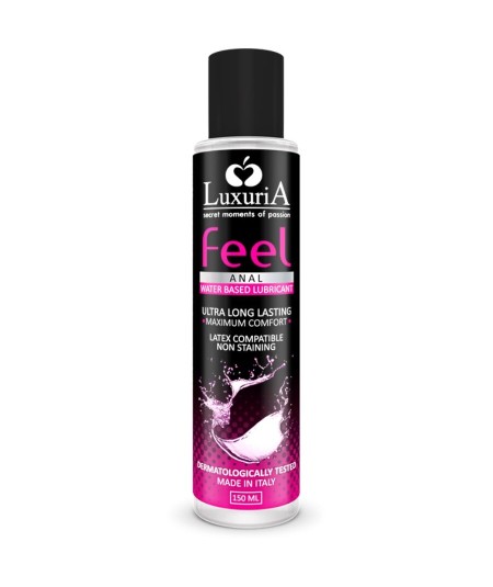 LUXURIA FEEL LUBRICANTE BASE AGUA ANAL 150 ML