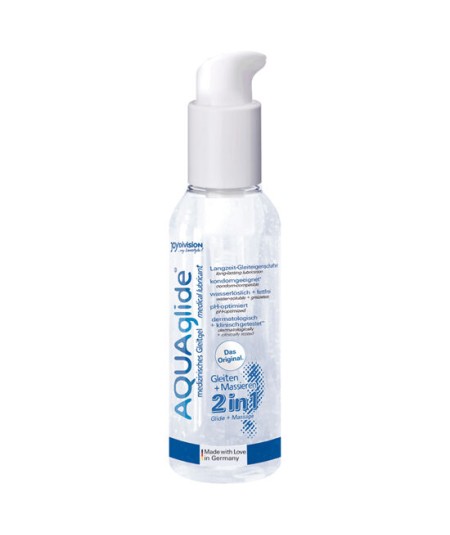 AQUAGLIDE 2 EN 1 LUBRICANTE + MASAJE 125 ML