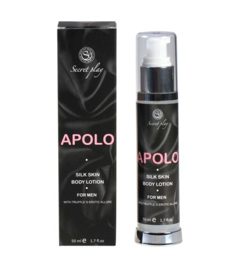 SECRETPLAY APOLO LOCION PIEL DE SEDA PARA HOMBRES 50 ML