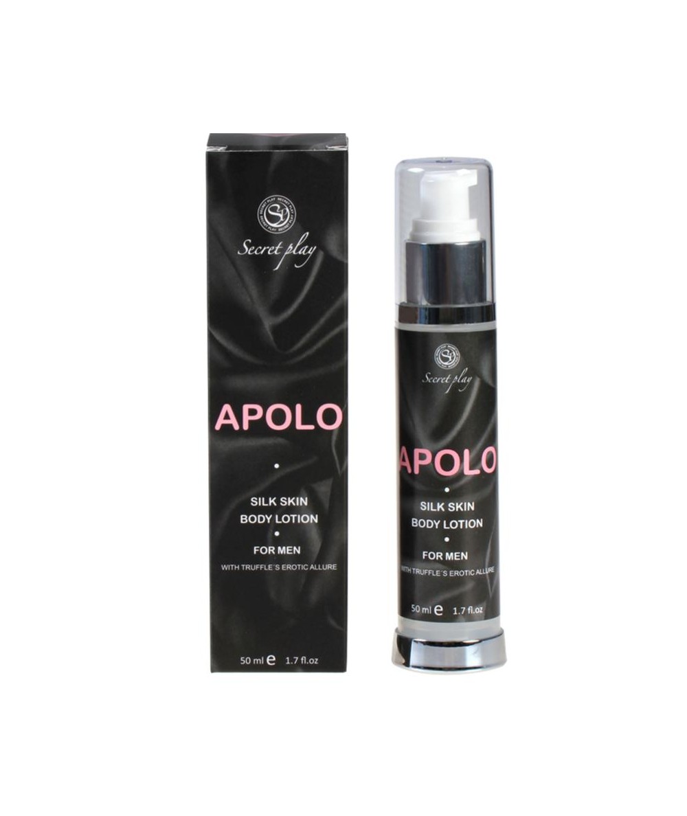 SECRETPLAY APOLO LOCION PIEL DE SEDA PARA HOMBRES 50 ML