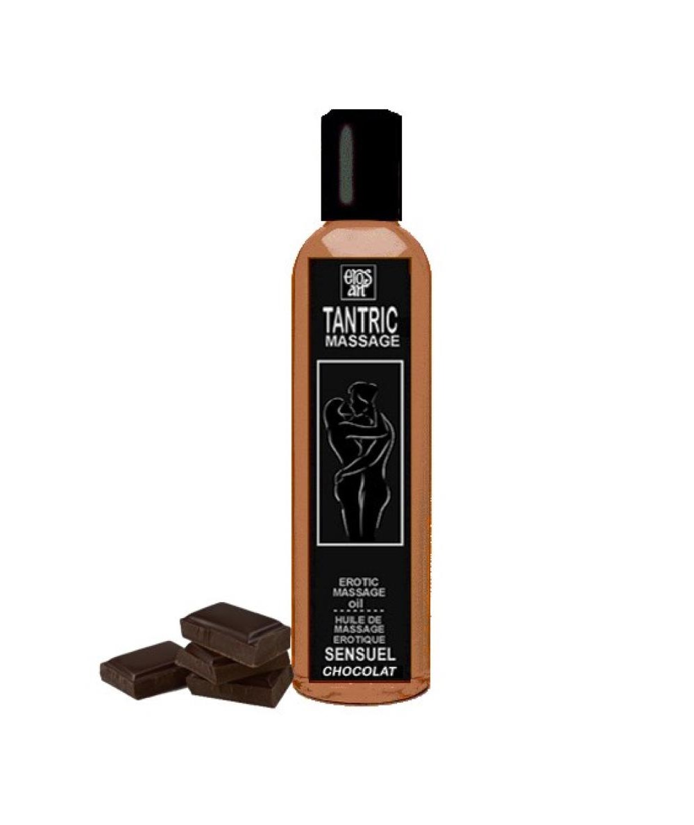 EROS-ART ACEITE MASAJE TANTRICO NATURAL Y AFRODISÍACO CHOCOLATE  100ML