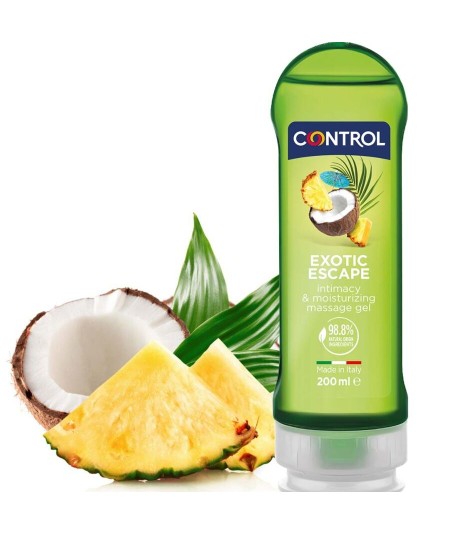 CONTROL 2-1 MASSAGE  & PLEASURE EXOTIC 200ML