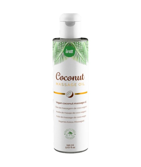 INTT - ACEITE DE MASAJE VEGANO DULCE CON SABOR A COCO RELAJANTE