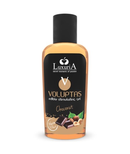 LUXURIA VOLUPTAS GEL MASAJE COMESTIBLE EFECTO CALOR - CHOCONUT 100 ML