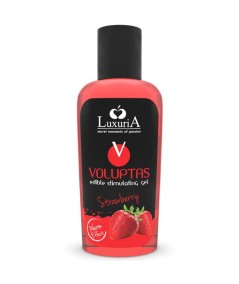 LUXURIA VOLUPTAS GEL MASAJE COMESTIBLE EFECTO CALOR - FRESA 100 ML