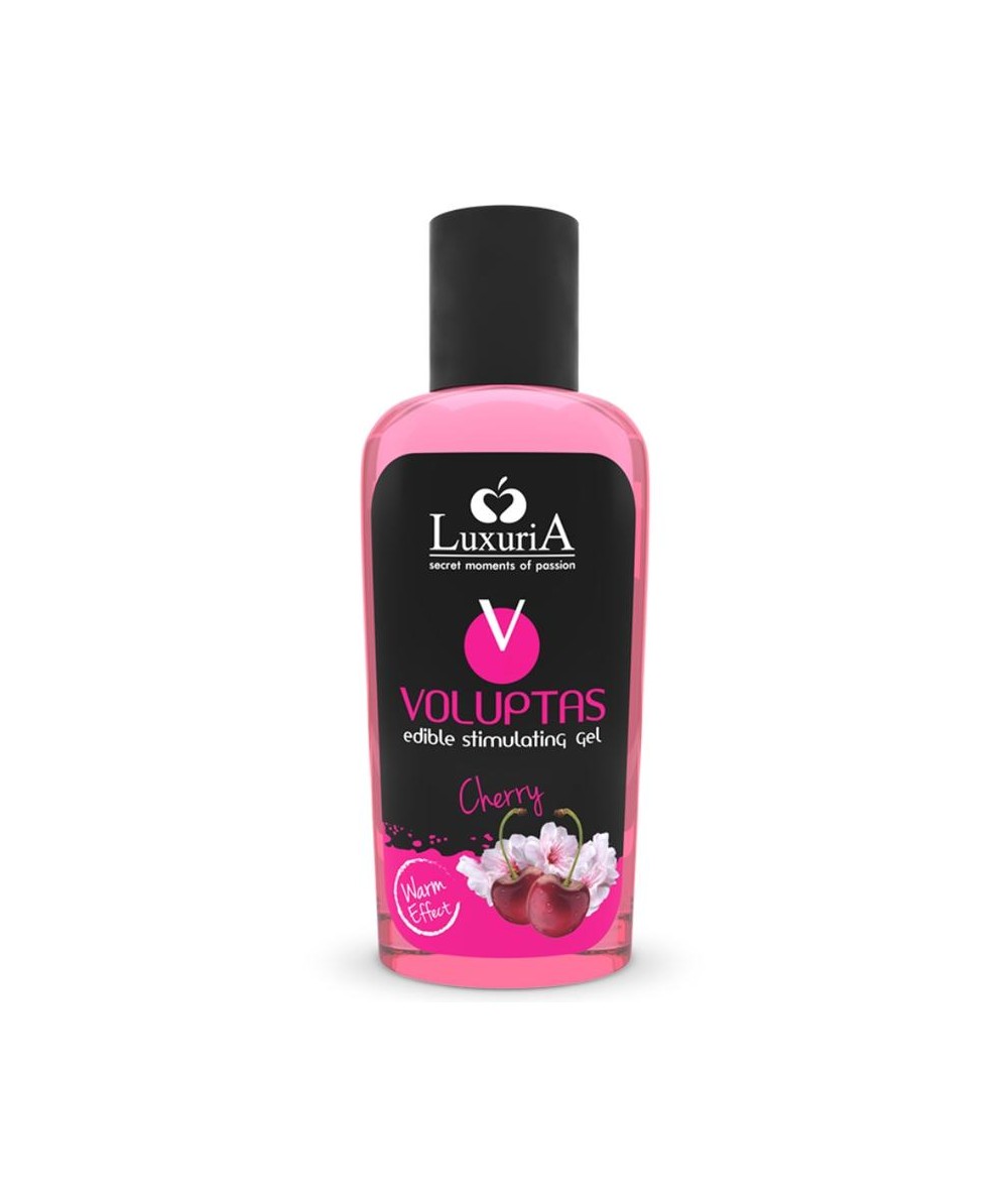 LUXURIA VOLUPTAS GEL MASAJE COMESTIBLE EFECTO CALOR - CEREZA 100 ML