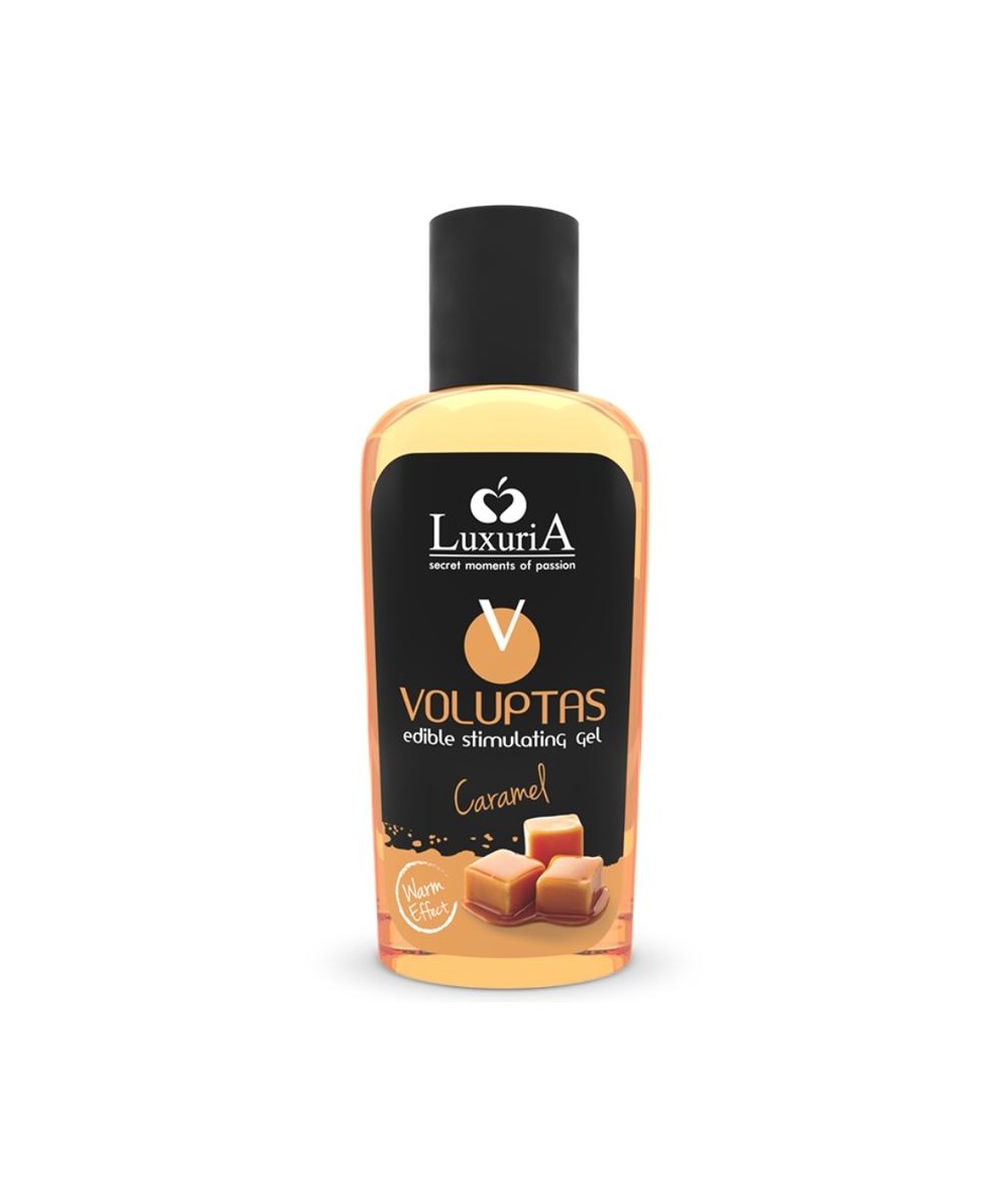 LUXURIA VOLUPTAS GEL MASAJE COMESTIBLE EFECTO CALOR - CARAMELO 100 ML