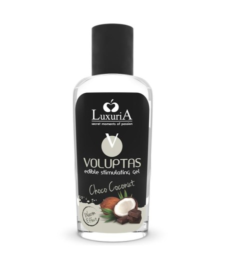 LUXURIA VOLUPTAS GEL MASAJE COMESTIBLE EFECTO CALOR - COCO Y CREMA 100 ML