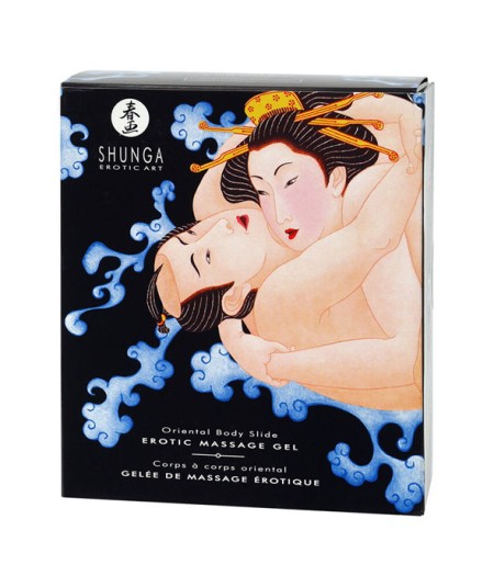 SHUNGA GEL DE MASAJE EROTICO CUERPO A CUERPO ORIENTAL FRUTAS EXOTICAS