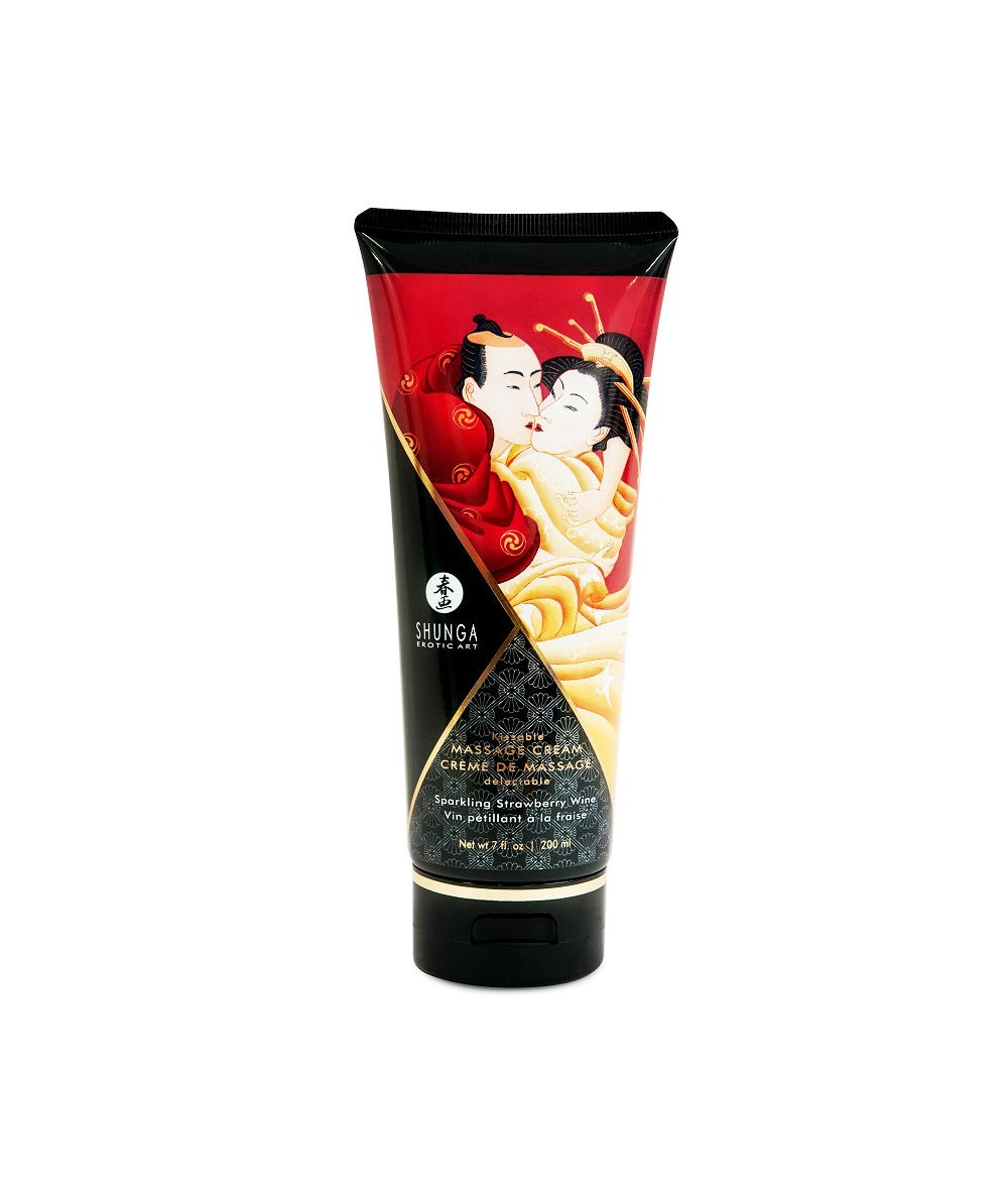 SHUNGA CREMA MASAJE FRESAS Y CAVA 200 ML