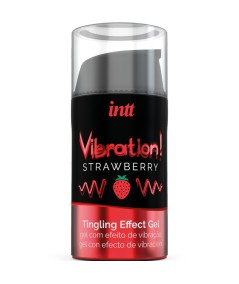 INTT - POTENTE ESTIMULANTE  ÍNTIMO GEL VIBRADOR LIQUIDO FRESA 15ML