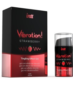 INTT - POTENTE ESTIMULANTE  ÍNTIMO GEL VIBRADOR LIQUIDO FRESA 15ML