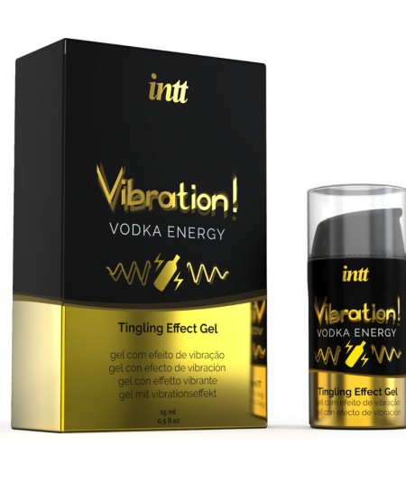 INTT - POTENTE ESTIMULANTE  ÍNTIMO GEL VIBRADOR LIQUIDO VODKA 15ML