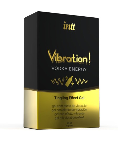 INTT - POTENTE ESTIMULANTE  ÍNTIMO GEL VIBRADOR LIQUIDO VODKA 15ML