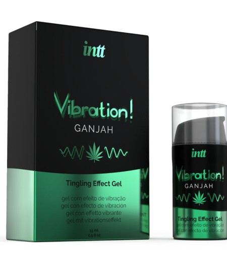 INTT - POTENTE ESTIMULANTE  ÍNTIMO GEL VIBRADOR LIQUIDO CANNABIS 15ML